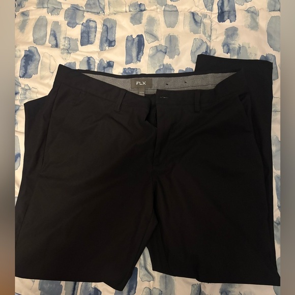 Men’s FLX Premium Slim Fit Chino Pants size 36 X 30 (black) - Picture 3 of 9
